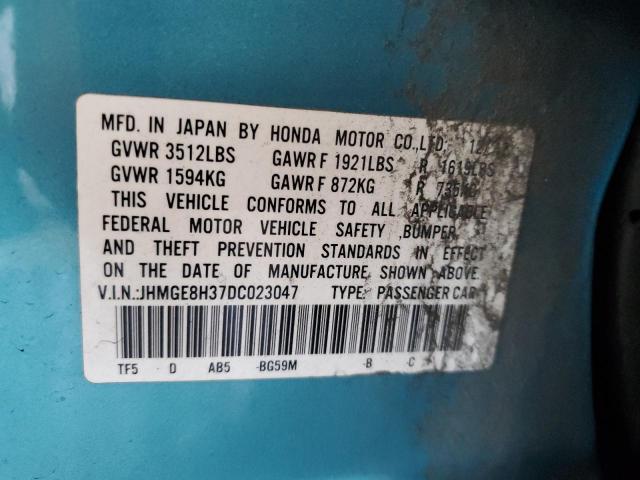 Photo 12 VIN: JHMGE8H37DC023047 - HONDA FIT 