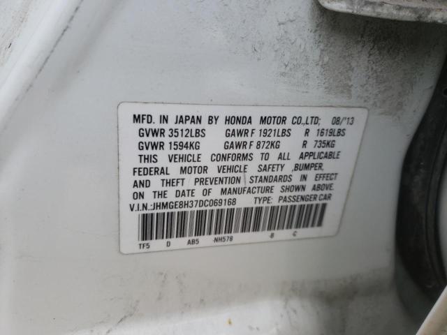 Photo 9 VIN: JHMGE8H37DC069168 - HONDA FIT 