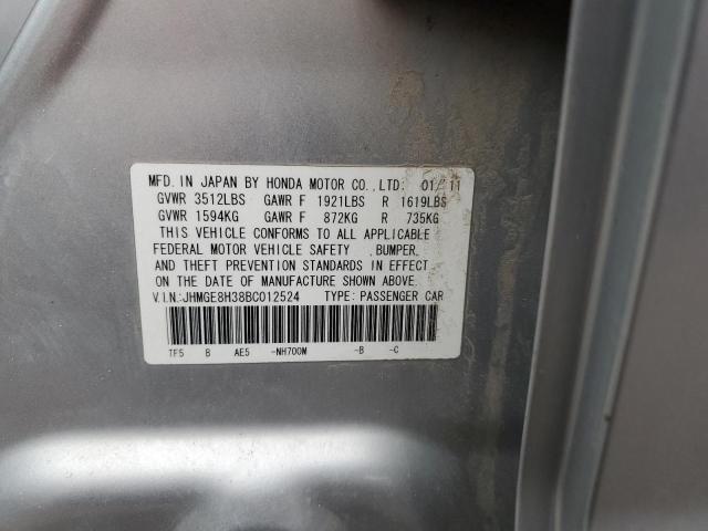 Photo 11 VIN: JHMGE8H38BC012524 - HONDA FIT 