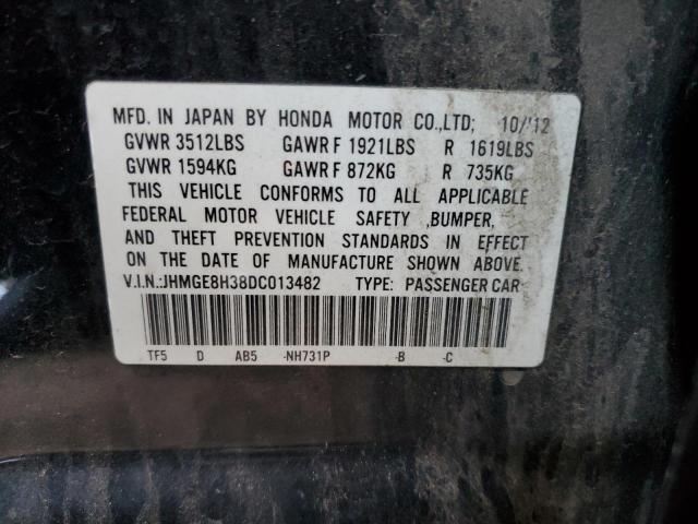 Photo 11 VIN: JHMGE8H38DC013482 - HONDA FIT 