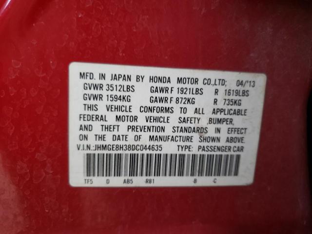 Photo 11 VIN: JHMGE8H38DC044635 - HONDA FIT 