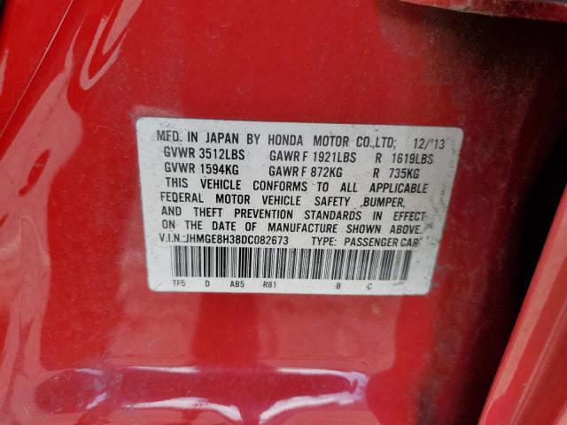 Photo 11 VIN: JHMGE8H38DC082673 - HONDA FIT 