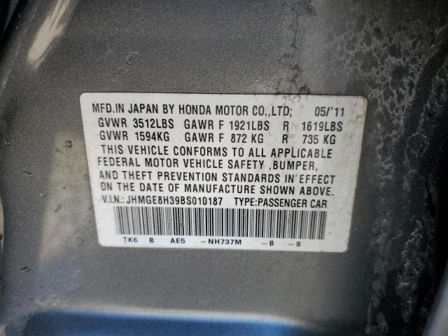 Photo 11 VIN: JHMGE8H39BS010187 - HONDA FIT 