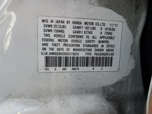 Photo 11 VIN: JHMGE8H39DC019825 - HONDA FIT 