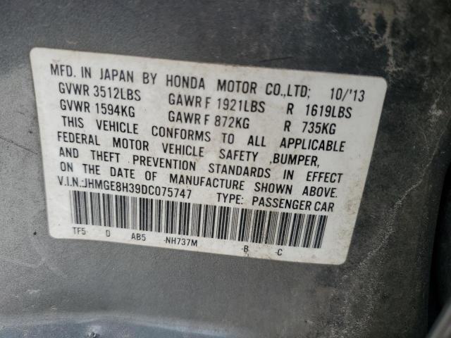 Photo 11 VIN: JHMGE8H39DC075747 - HONDA FIT 