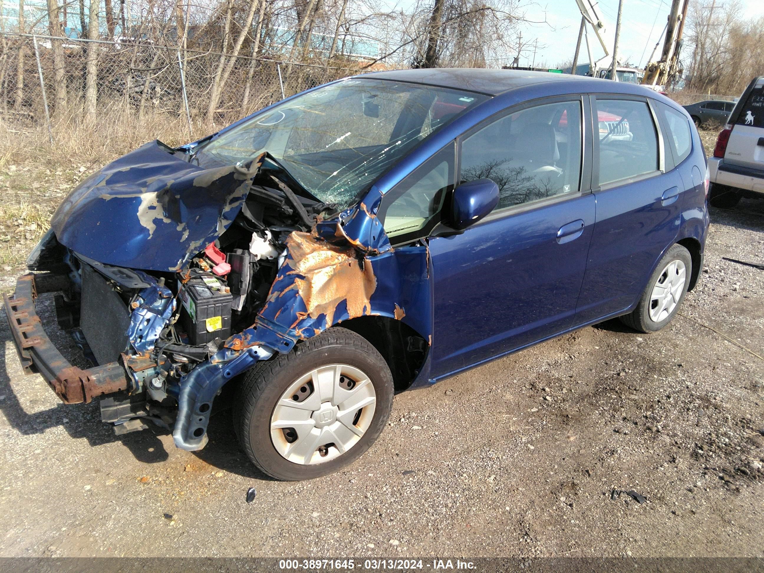 Photo 1 VIN: JHMGE8H39DC079796 - HONDA FIT 