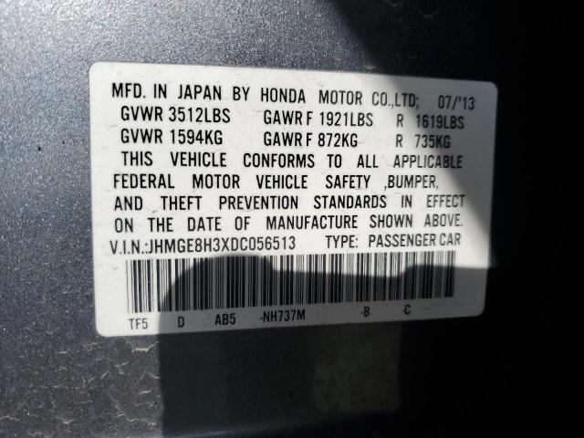 Photo 11 VIN: JHMGE8H3XDC056513 - HONDA FIT 