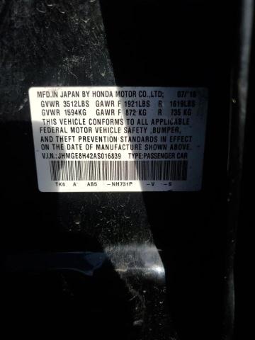 Photo 11 VIN: JHMGE8H42AS016839 - HONDA FIT 