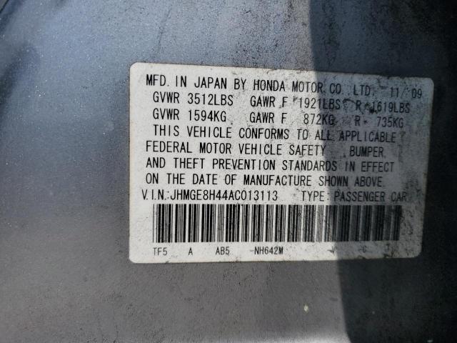 Photo 12 VIN: JHMGE8H44AC013113 - HONDA FIT 