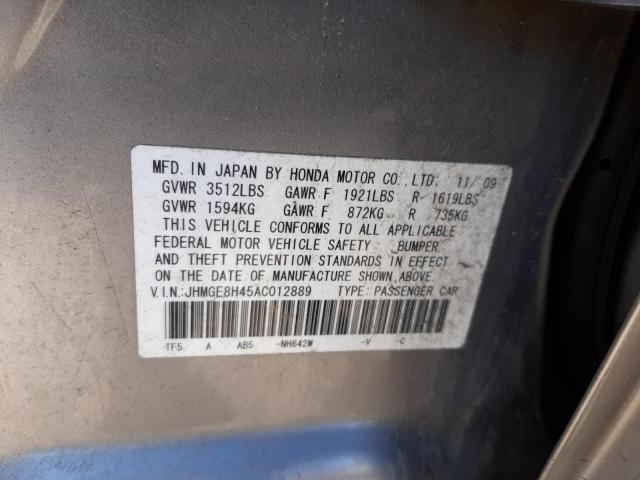 Photo 11 VIN: JHMGE8H45AC012889 - HONDA FIT 