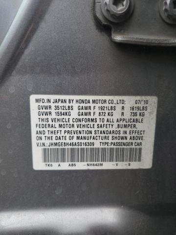 Photo 11 VIN: JHMGE8H46AS016309 - HONDA FIT SPORT 