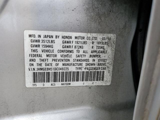 Photo 12 VIN: JHMGE8H51DC049225 - HONDA FIT SPORT 