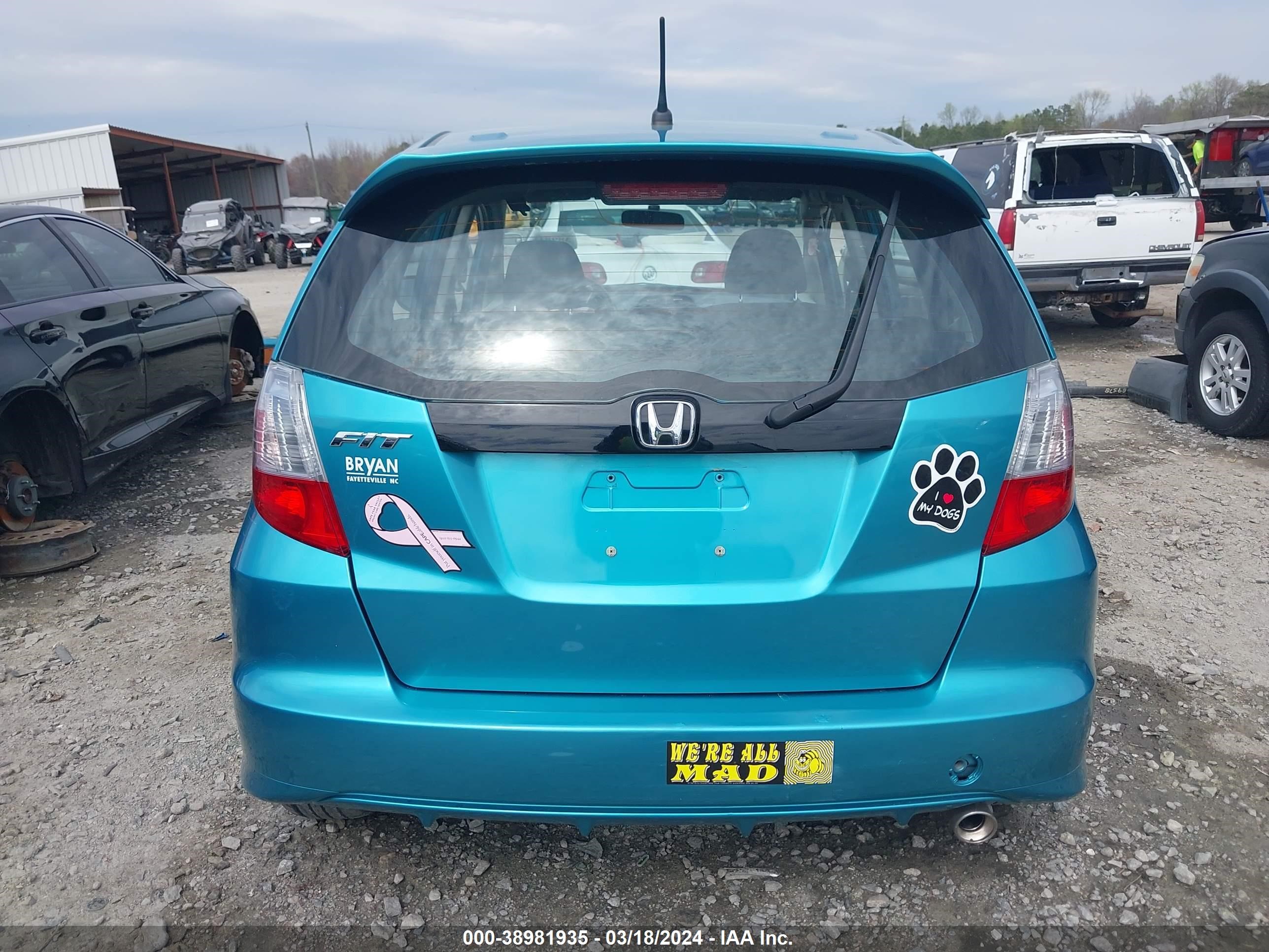 Photo 15 VIN: JHMGE8H55CC010989 - HONDA FIT 