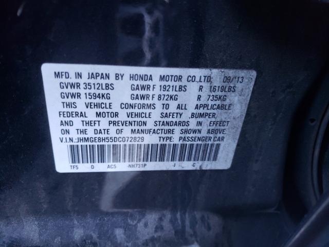 Photo 9 VIN: JHMGE8H55DC072829 - HONDA FIT 