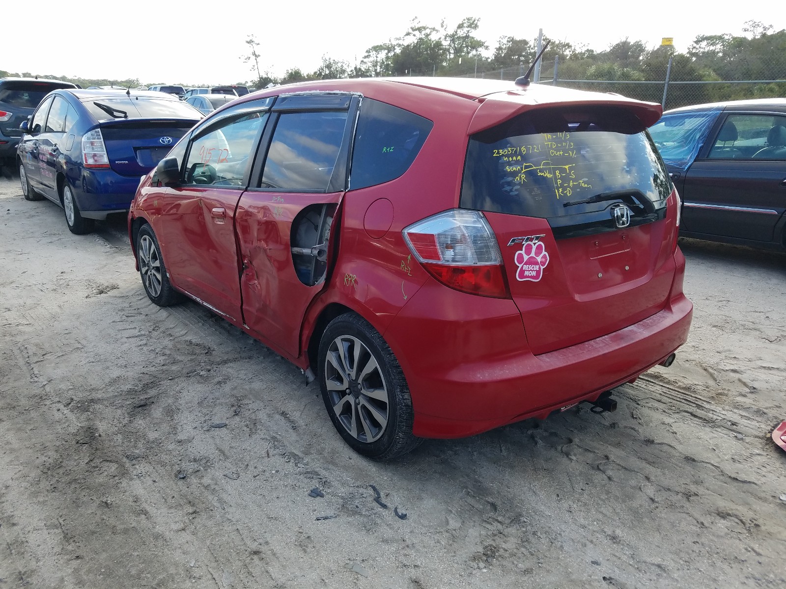 Photo 2 VIN: JHMGE8H56DC007178 - HONDA FIT SPORT 