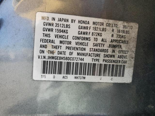 Photo 11 VIN: JHMGE8H58DC072744 - HONDA FIT SPORT 