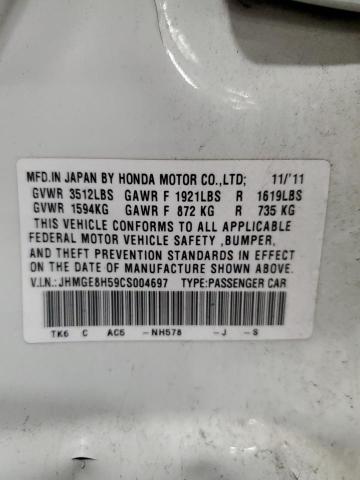 Photo 11 VIN: JHMGE8H59CS004697 - HONDA FIT SPORT 