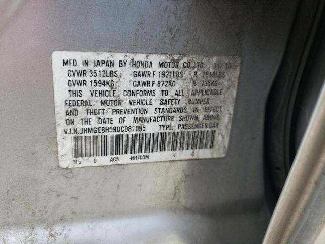 Photo 11 VIN: JHMGE8H59DC081095 - HONDA FIT SPORT 