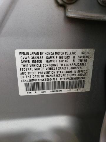 Photo 12 VIN: JHMGE8H5XBS004724 - HONDA FIT SPORT 