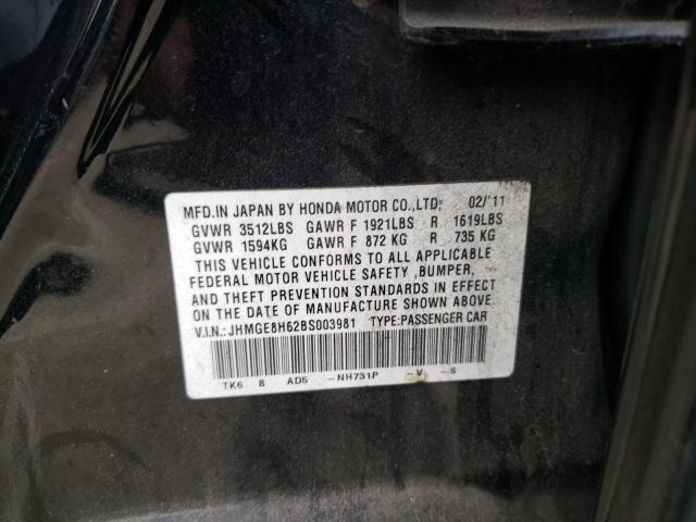 Photo 12 VIN: JHMGE8H62BS003981 - HONDA FIT 