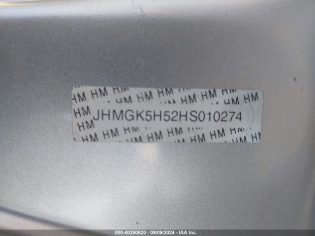 Photo 8 VIN: JHMGK5H52HS010274 - HONDA FIT 