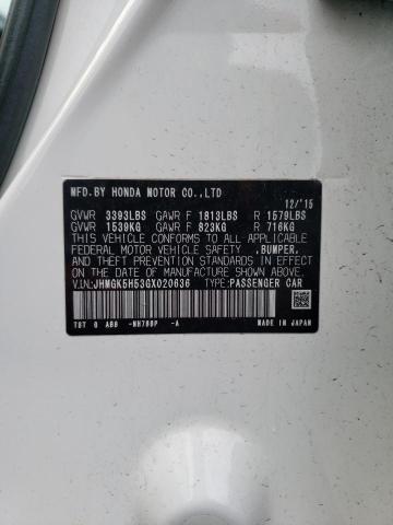 Photo 11 VIN: JHMGK5H53GX020636 - HONDA FIT 