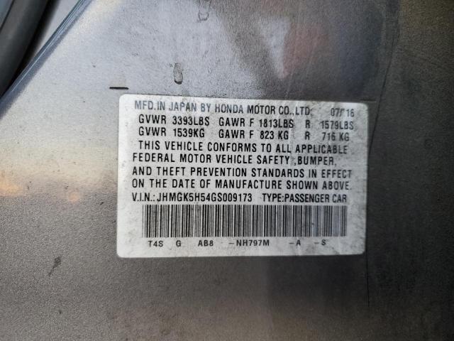 Photo 11 VIN: JHMGK5H54GS009173 - HONDA FIT 