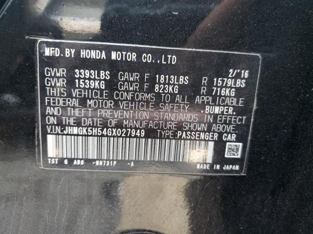 Photo 11 VIN: JHMGK5H54GX027949 - HONDA FIT LX 