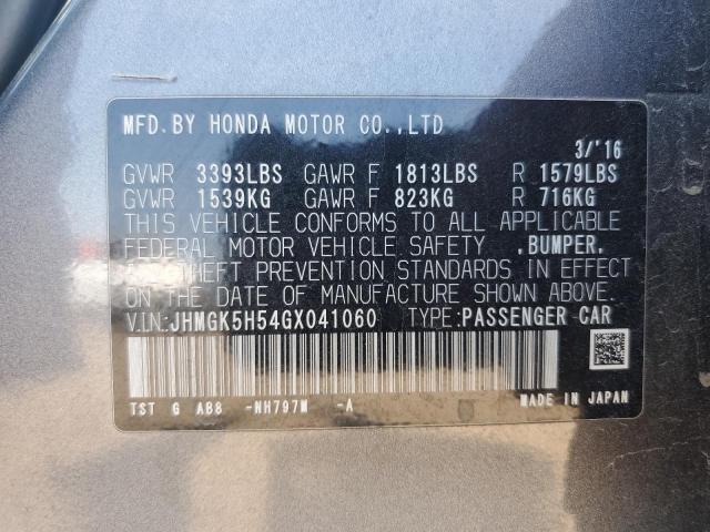 Photo 11 VIN: JHMGK5H54GX041060 - HONDA FIT 