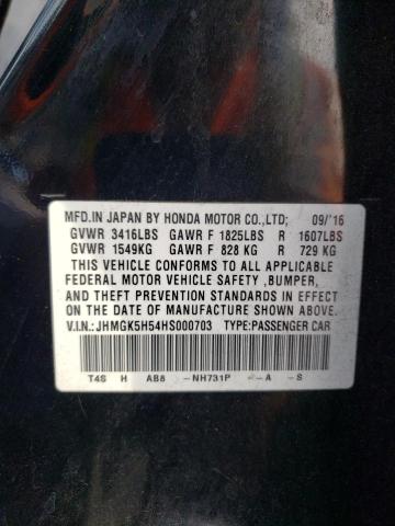 Photo 12 VIN: JHMGK5H54HS000703 - HONDA FIT 