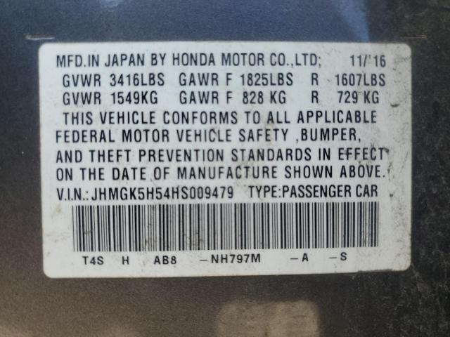 Photo 11 VIN: JHMGK5H54HS009479 - HONDA FIT LX 