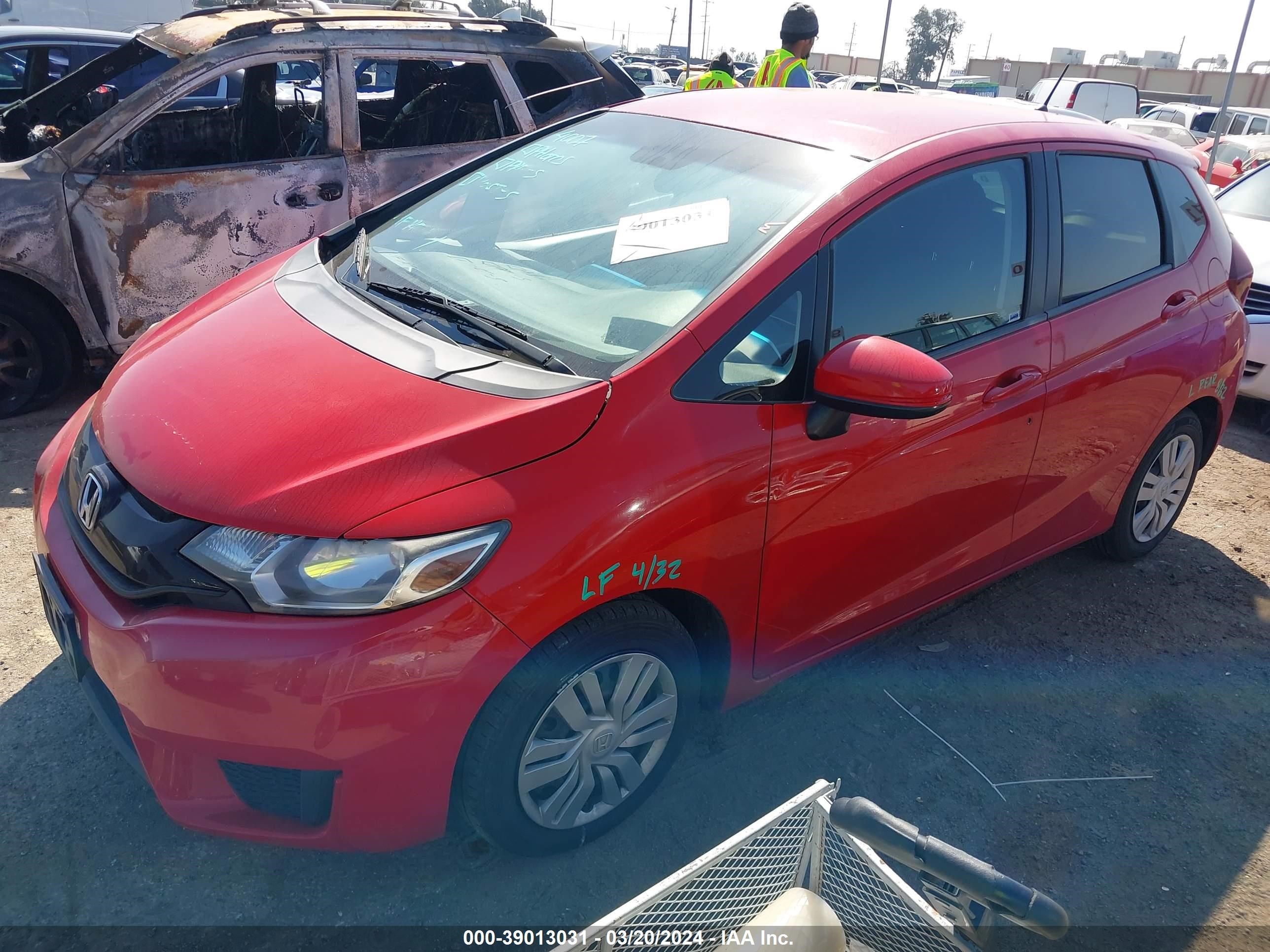 Photo 1 VIN: JHMGK5H56GS004881 - HONDA FIT 