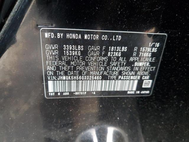 Photo 11 VIN: JHMGK5H56GX025460 - HONDA FIT 