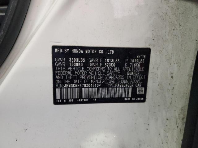 Photo 11 VIN: JHMGK5H57GX045104 - HONDA FIT 