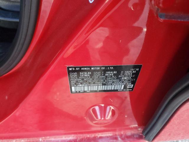 Photo 11 VIN: JHMGK5H71GX020782 - HONDA FIT EX 