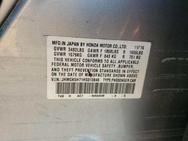 Photo 12 VIN: JHMGK5H71HS013846 - HONDA FIT EX 