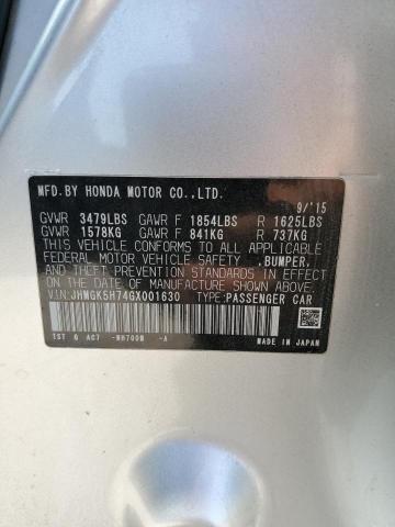 Photo 12 VIN: JHMGK5H74GX001630 - HONDA FIT EX 