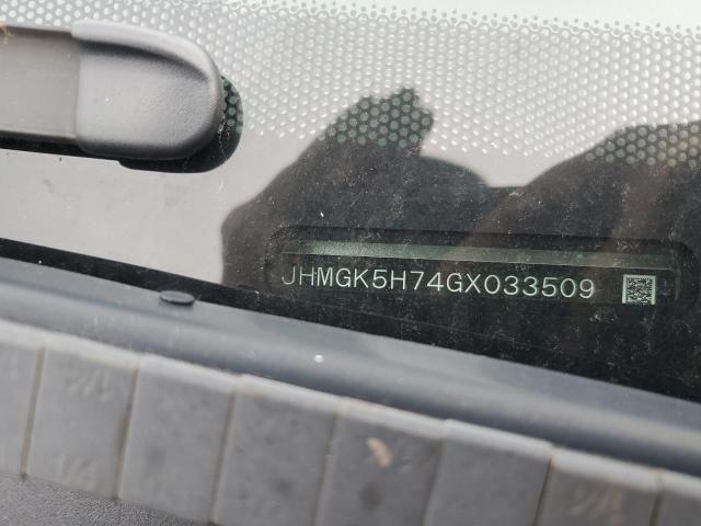 Photo 11 VIN: JHMGK5H74GX033509 - HONDA FIT EX 