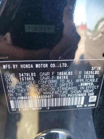 Photo 11 VIN: JHMGK5H74GX039407 - HONDA FIT 