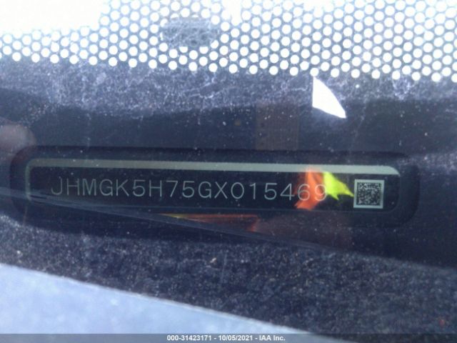 Photo 8 VIN: JHMGK5H75GX015469 - HONDA FIT 