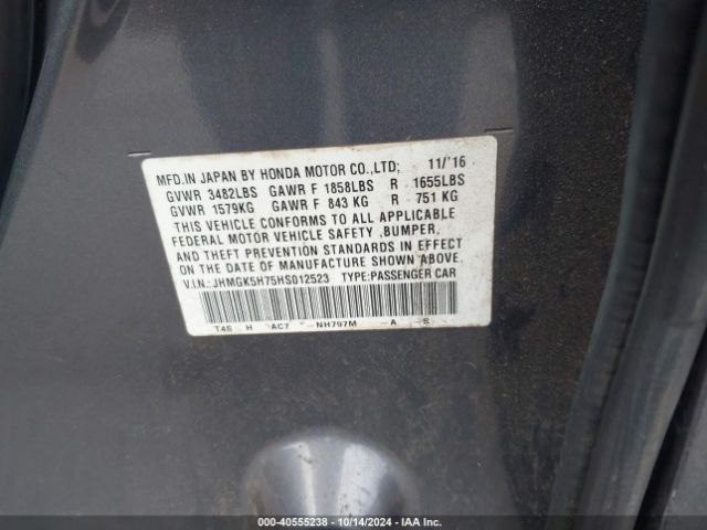 Photo 8 VIN: JHMGK5H75HS012523 - HONDA FIT 