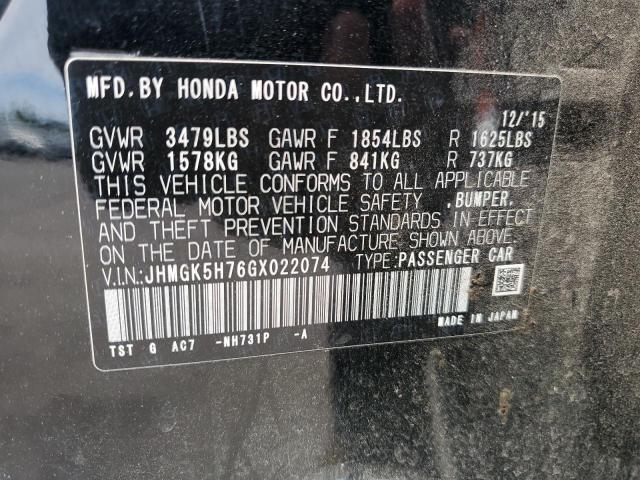 Photo 11 VIN: JHMGK5H76GX022074 - HONDA FIT EX 