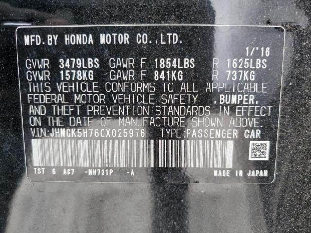 Photo 12 VIN: JHMGK5H76GX025976 - HONDA FIT EX 