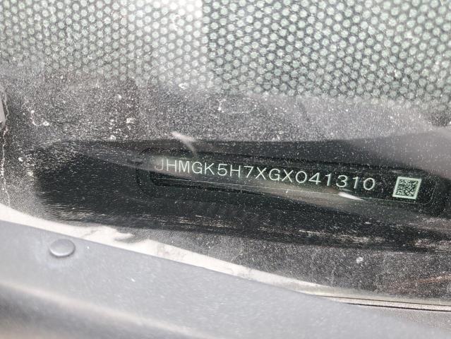 Photo 11 VIN: JHMGK5H7XGX041310 - HONDA FIT EX 