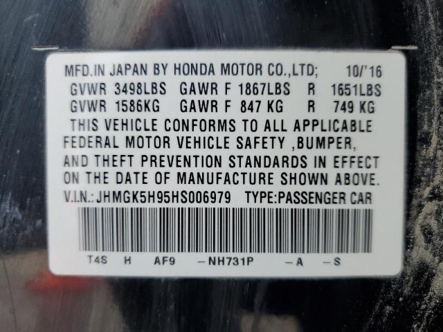 Photo 11 VIN: JHMGK5H95HS006979 - HONDA FIT EX 