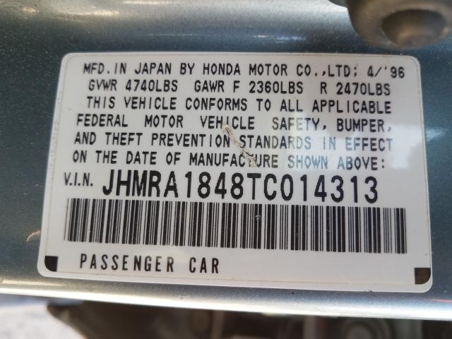 Photo 9 VIN: JHMRA1848TC014313 - HONDA ODYSSEY BA 