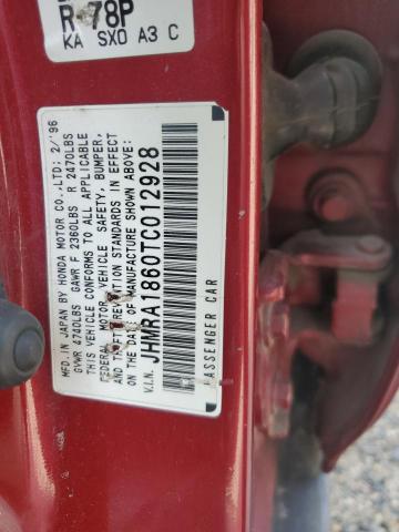 Photo 12 VIN: JHMRA1860TC012928 - HONDA ODYSSEY BA 