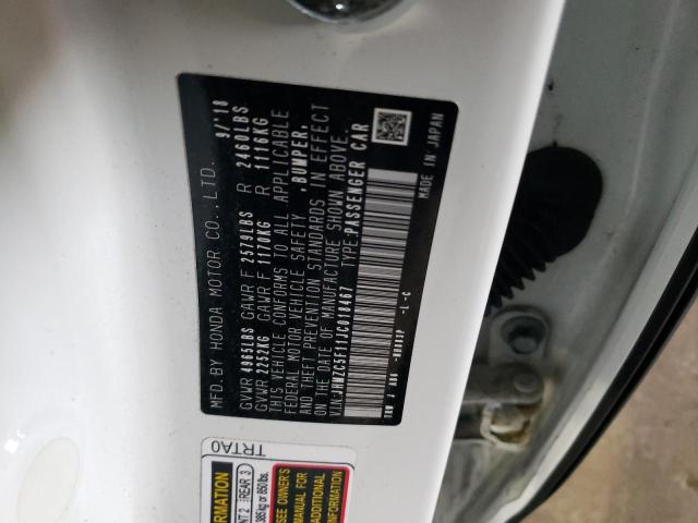 Photo 11 VIN: JHMZC5F11JC018467 - HONDA CLARITY 