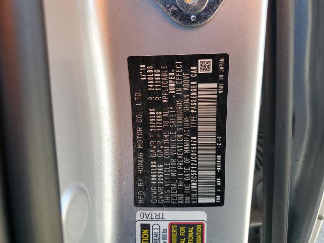 Photo 11 VIN: JHMZC5F12JC015478 - HONDA CLARITY 