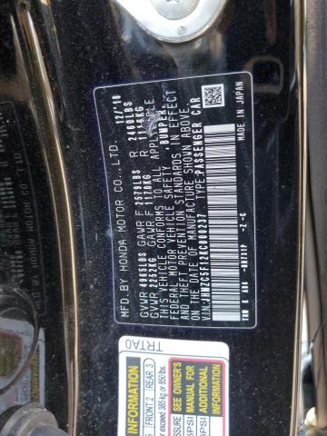 Photo 11 VIN: JHMZC5F12KC000237 - HONDA CLARITY 